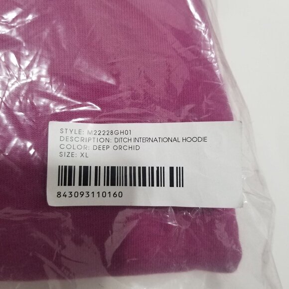 NWT SATURDAYS NEW YORK CITY Ditch International Hoodie Mens Size XL Color Deep O - Picture 5 of 6